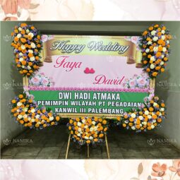 Karangan Bunga Happy Wedding Namira Malang 27